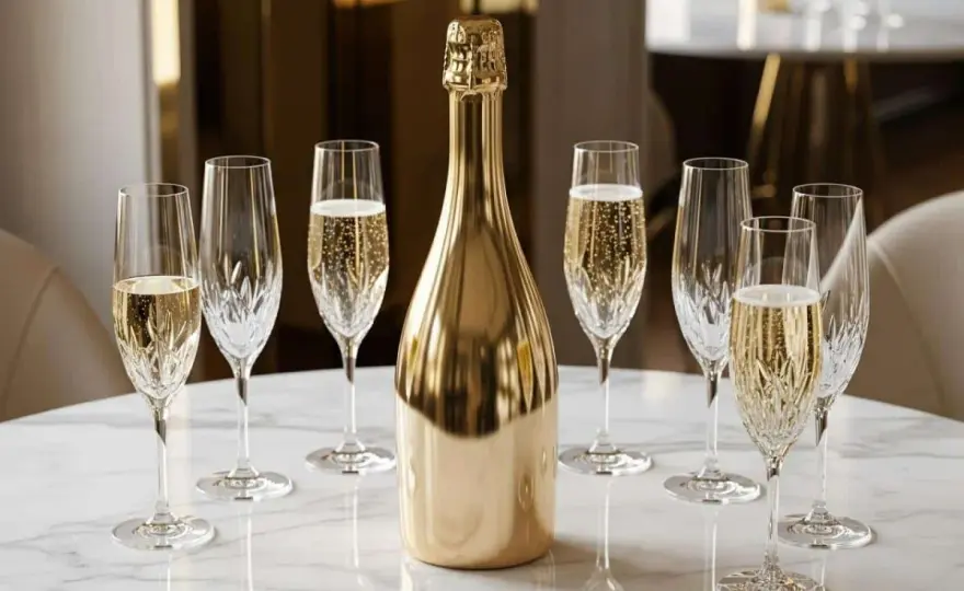 Crémant - Combien de verres par bouteille (75 cl) ?