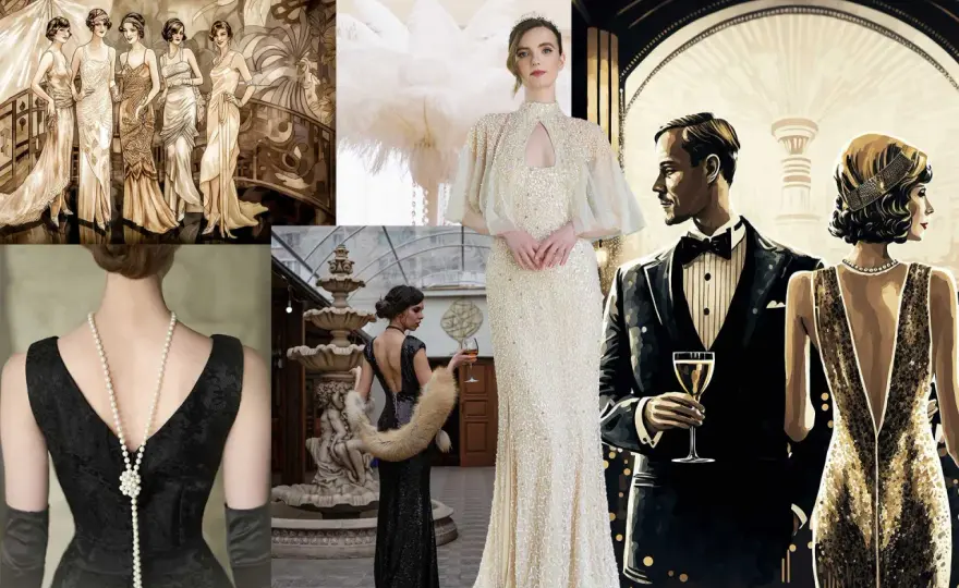 1920-talets mode - siluett, detaljer och klassisk stil