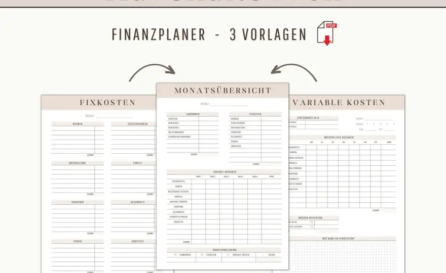 Haushaltsplan Vorlage - Dein Weg zu mehr Finanzklarheit