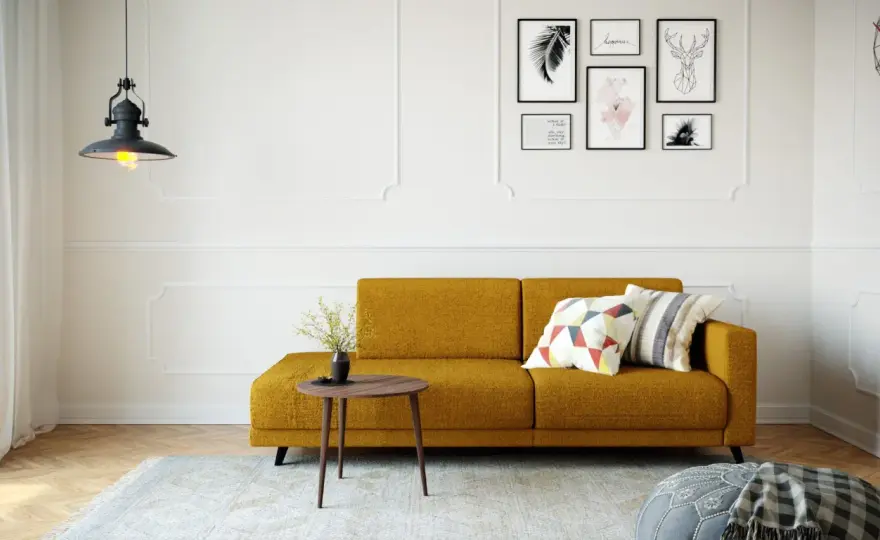 Kleines Wohnzimmer einrichten - So wirkt es größer & stilvoll!