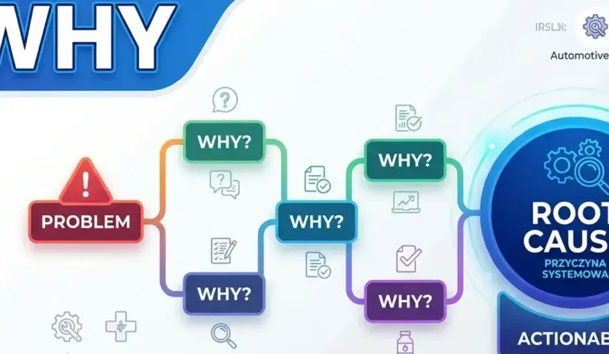 Metoda 5 Why krok po kroku na przykładach z firmy