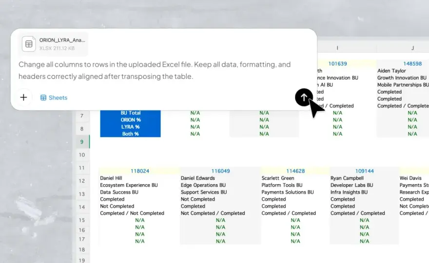 Come calcolare in colonna con Excel senza errori