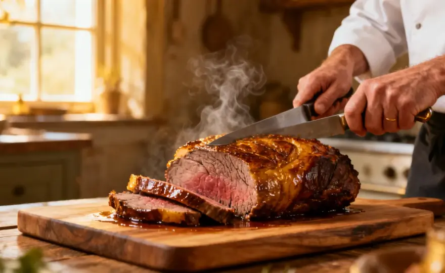 Rôti de bœuf tendre et rosé - les bons repères