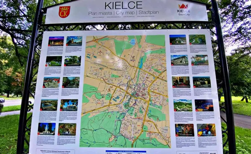 Kadzielnia - Szmaragdowa Tafla w Kielcach. Plan zwiedzania