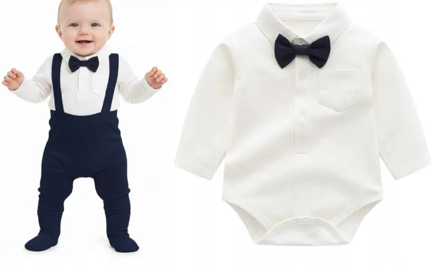 Eleganckie body z kołnierzykiem dla chłopca: Przewodnik po stylu i komforcie
