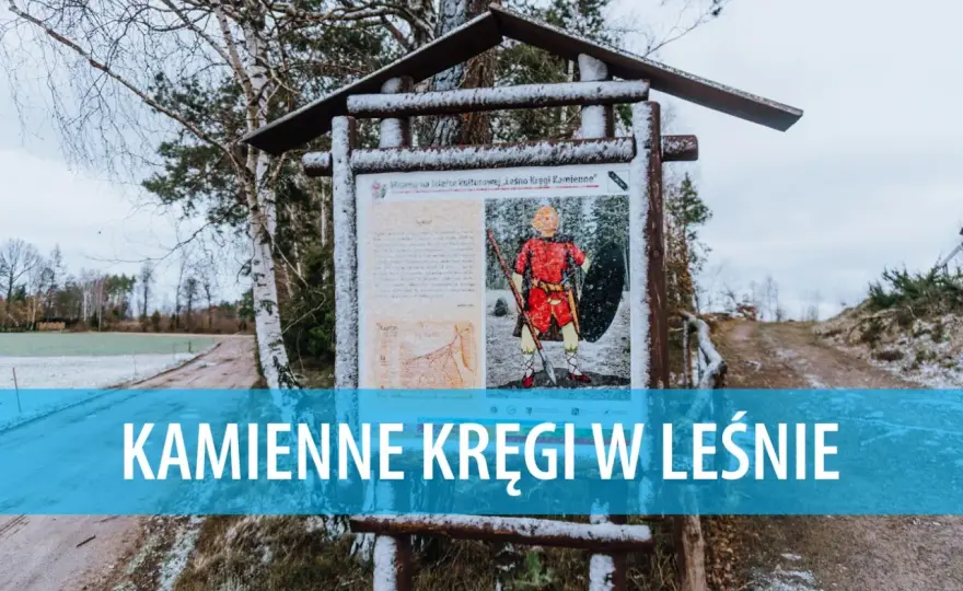 Kamienne kręgi w Leśnie - spacer po dawnym cmentarzysku