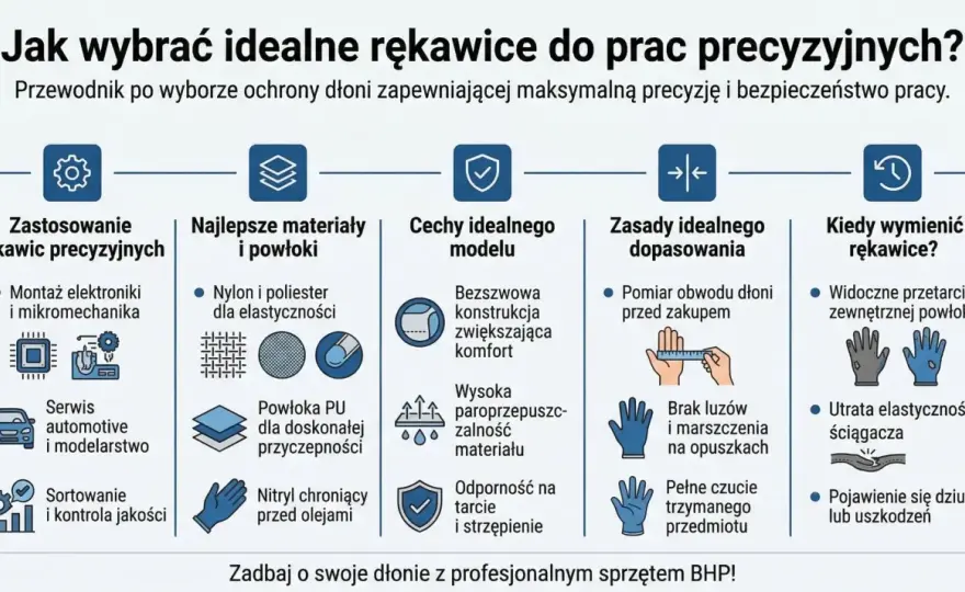 Rękawice do szlifowania - Jak wybrać bezpieczne i precyzyjne?