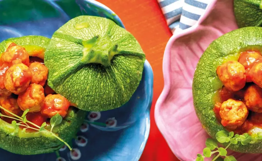 Zucchine tonde ripiene - Il segreto per un contorno perfetto