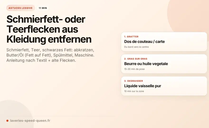 Teerflecken entfernen - So rettest du deine Kleidung!