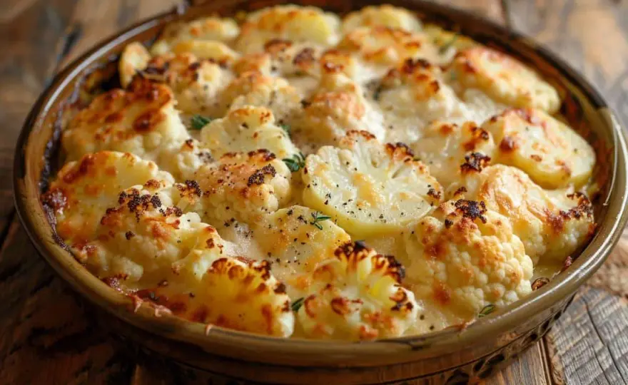 Gratin chou-fleur pommes de terre - Le secret d'un plat parfait