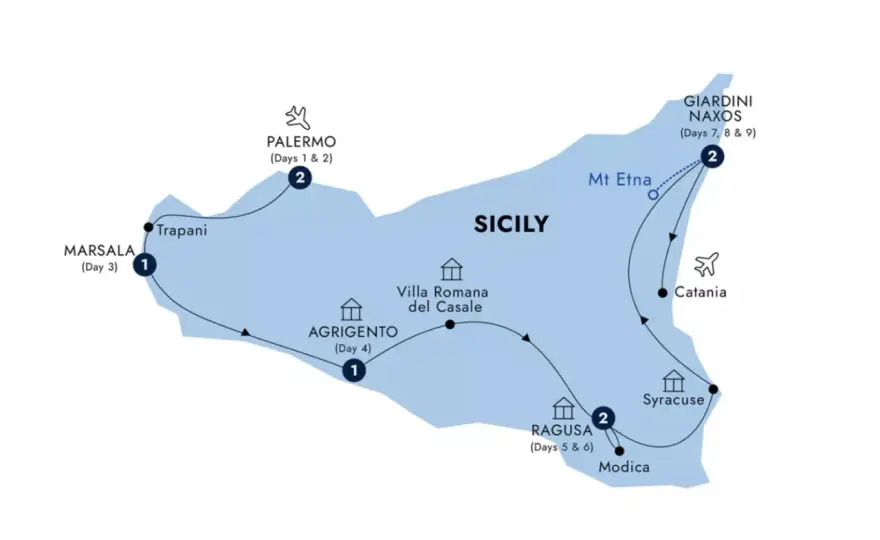 2 Week Sicily Itinerary - The Best West-to-East Route