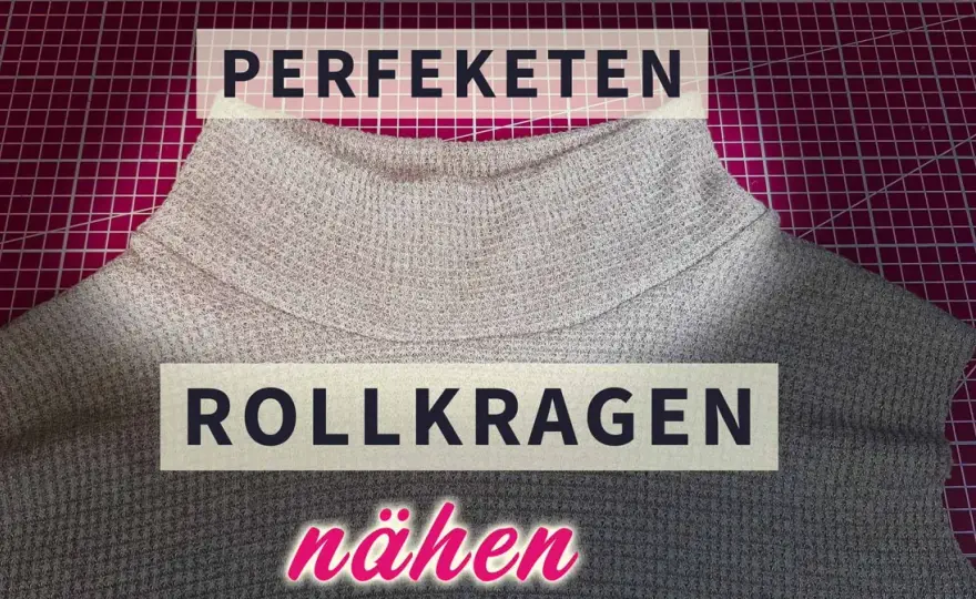 Schalkragen nähen - So gelingt dein Projekt mit Freebook!