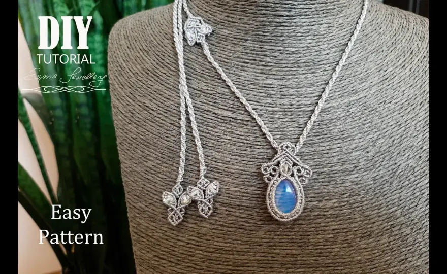 Jak zrobić unikalny naszyjnik z kamieniem? Makrama i wire wrapping