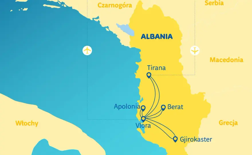 Lotniska w Albanii - Gdzie lądować, by skrócić czas podróży?