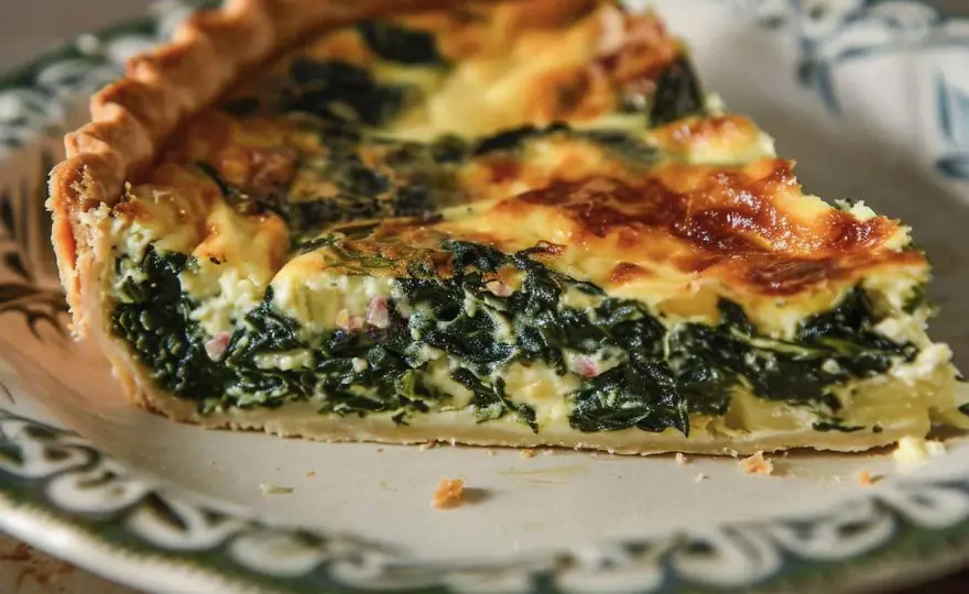 Tarta z boczkiem i szpinakiem - Idealny przepis na kruchy spód