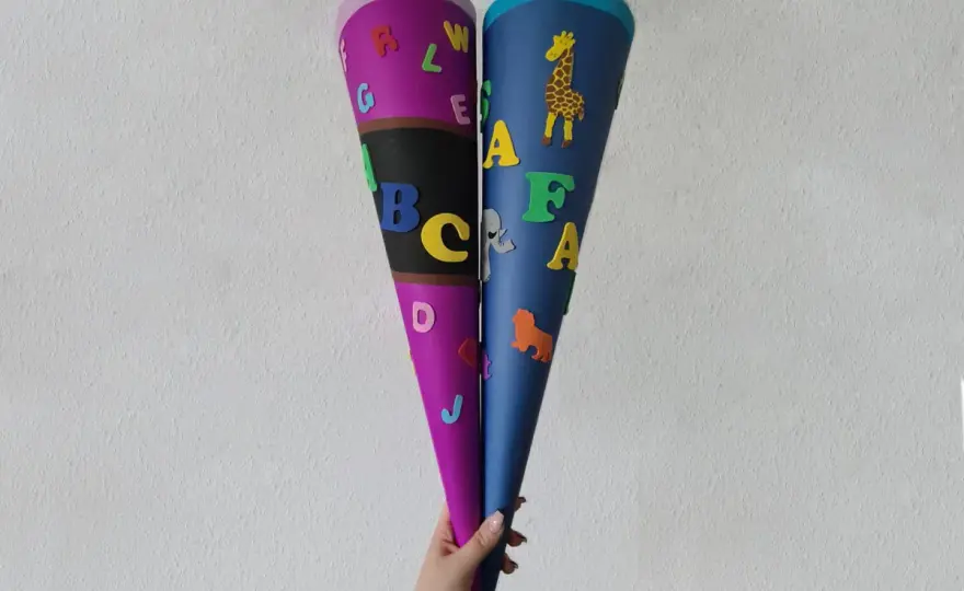 Schultüte basteln - so wird sie stabil, schön und persönlich