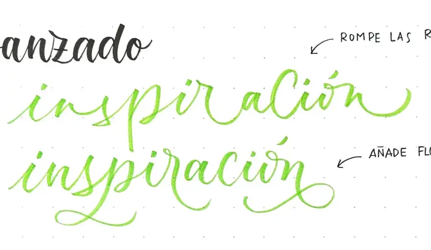 Lettering con método para mejorar trazo, ritmo y espacio