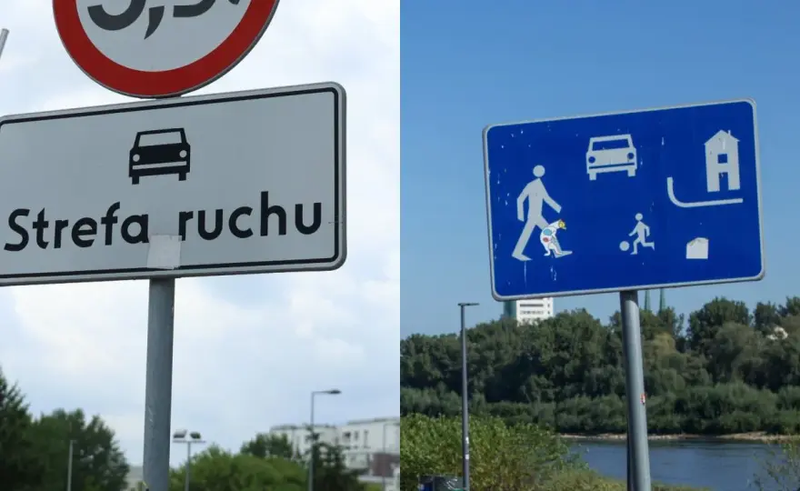 Strefa ruchu na osiedlu - zasady, znaki i najczęstsze błędy
