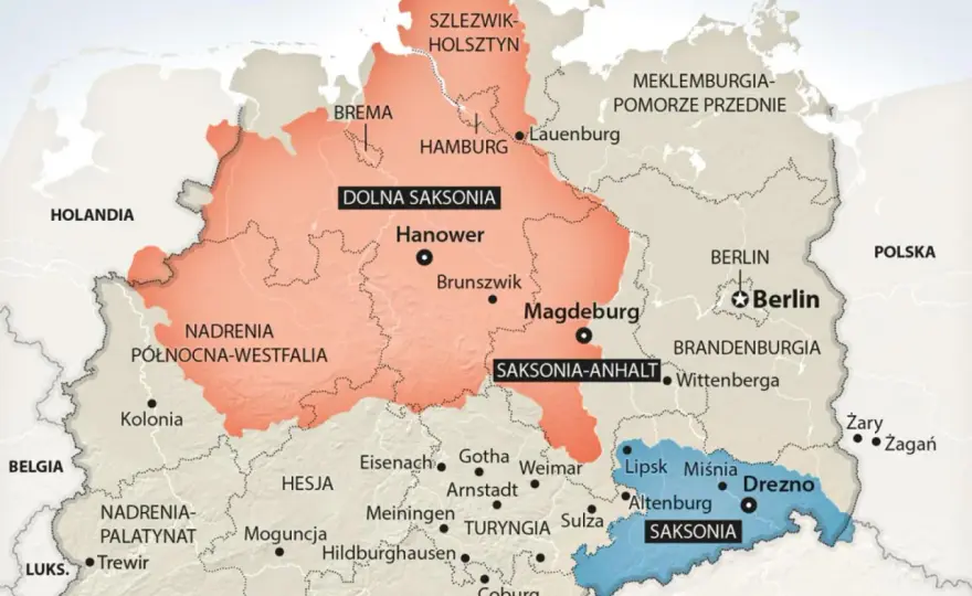 Gdzie leży Saksonia? Położenie, granice i co to znaczy dla Ciebie
