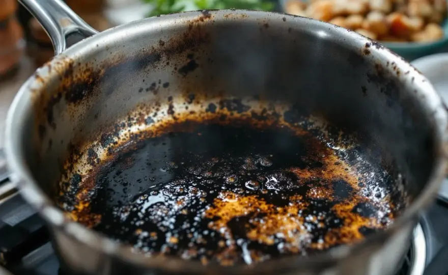 Cocotte-minute brûlée - Nettoyez l'inox sans effort !