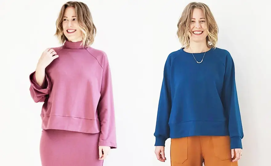 Sew a Sweatshirt - Master Knits for Perfect Fit & Finish