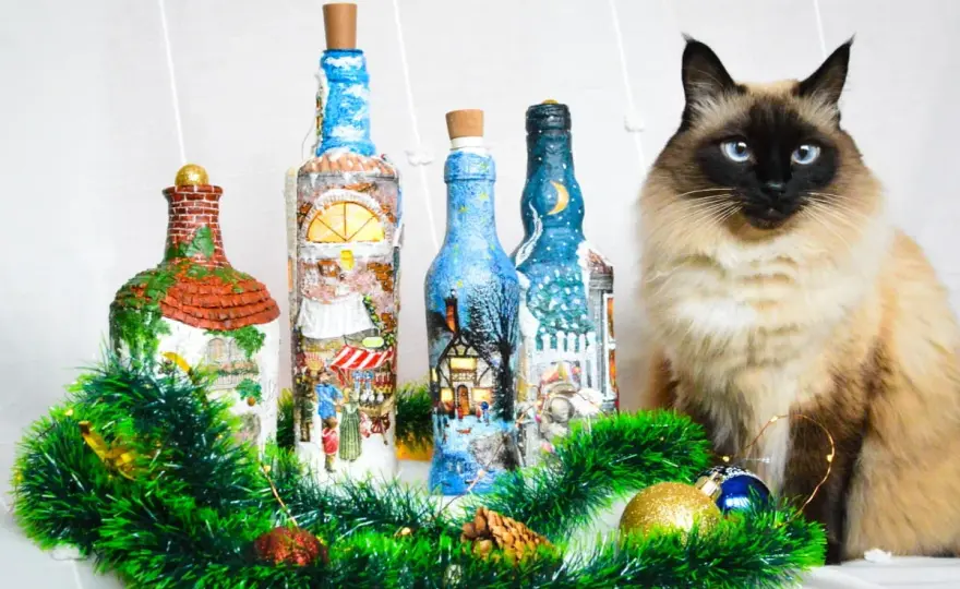 Decoupage na szkle - prosty sposób na eleganckie dekoracje