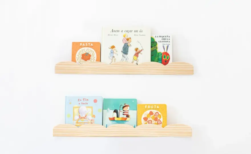 Estante nube para niños - ideas, medidas y cómo hacerlo