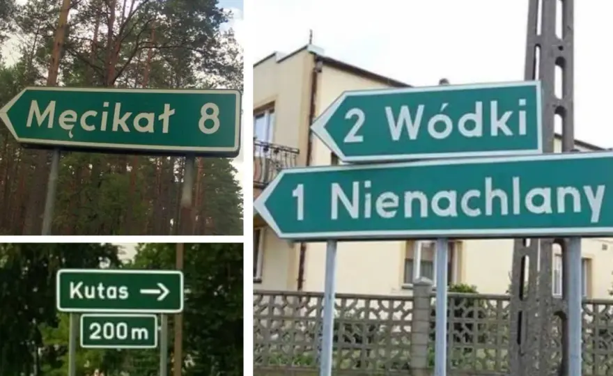 Śmieszne nazwy miejscowości - Skąd się wzięły i co naprawdę znaczą?