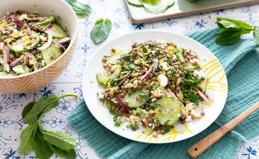 Salade lentilles feta - Le secret d'une recette parfaite