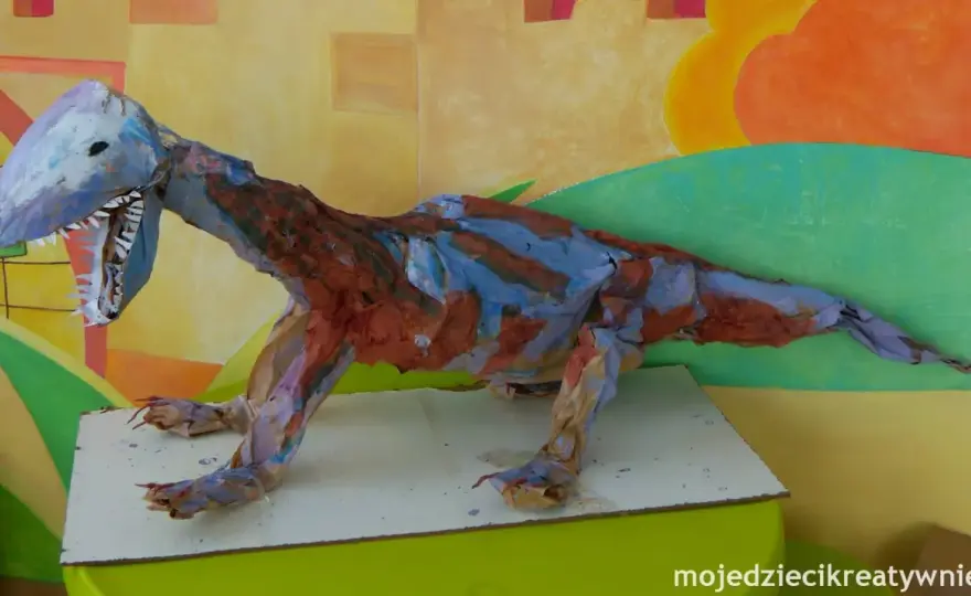 Jak zrobić dinozaura? Praca plastyczna - pomysły dla dzieci