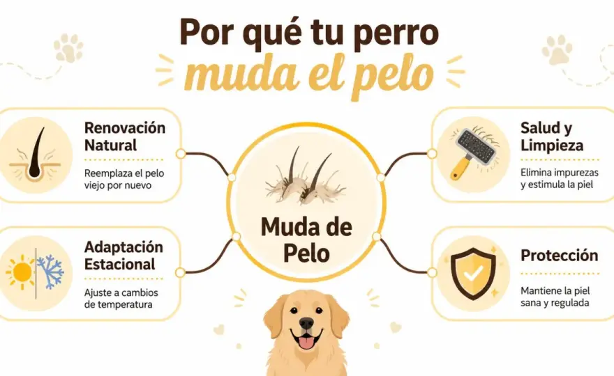 Muda de pelo en perros - ¿Normal o preocupante? Guía completa