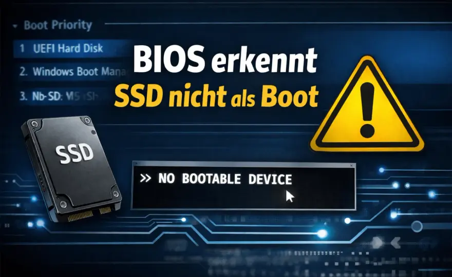 SSD wird nicht erkannt? Diagnose & Lösungen für BIOS & Windows