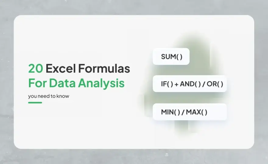 Formule Excel essenziali per analizzare i dati senza errori