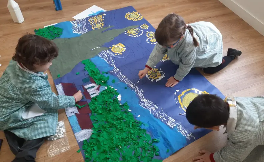 Noche Estrellada Van Gogh - Manualidades para niños geniales