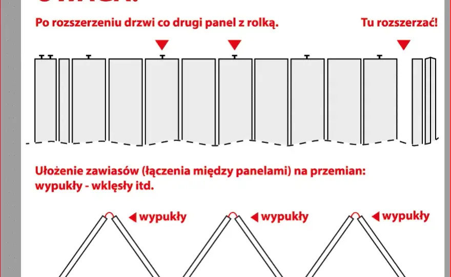 Jak zamontować drzwi harmonijkowe bez błędów - krok po kroku