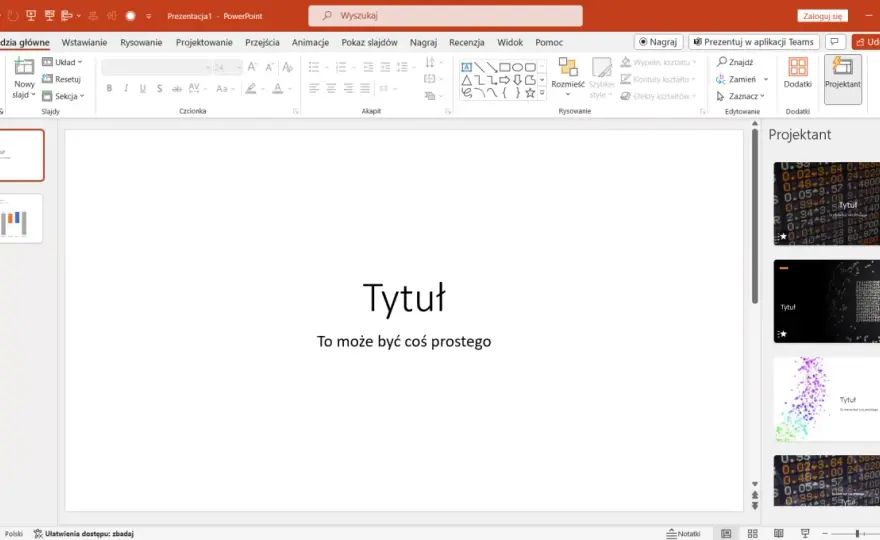 Jak włączyć projektowanie w PowerPoint i poprawić swoje prezentacje