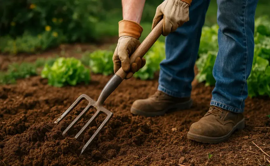 Boden auflockern im Garten - so wird die Erde dauerhaft locker
