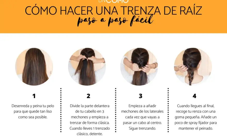 Trenza de raíz paso a paso y los trucos para fijarla bien