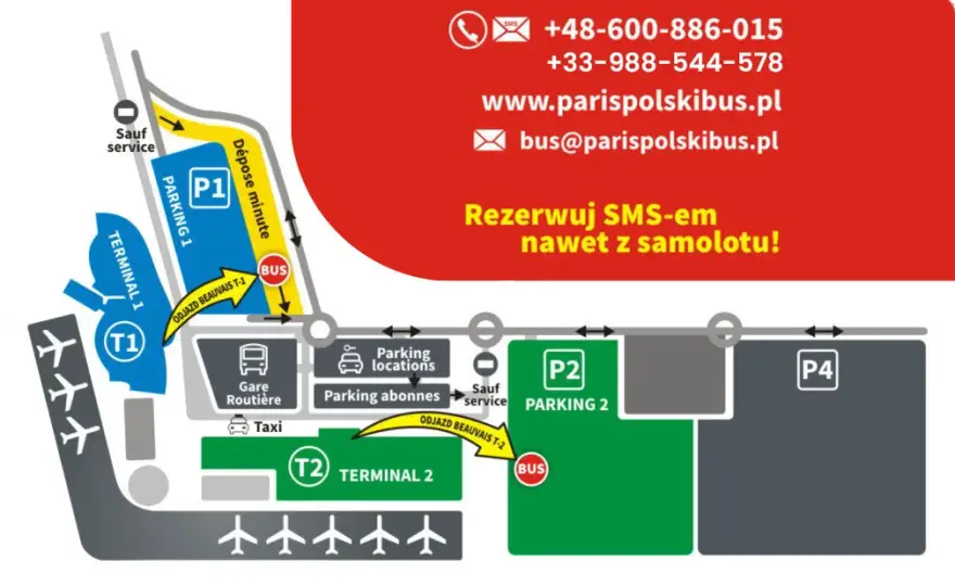Jak dojechać z lotniska Paryż Beauvais do centrum bez zbędnych kosztów