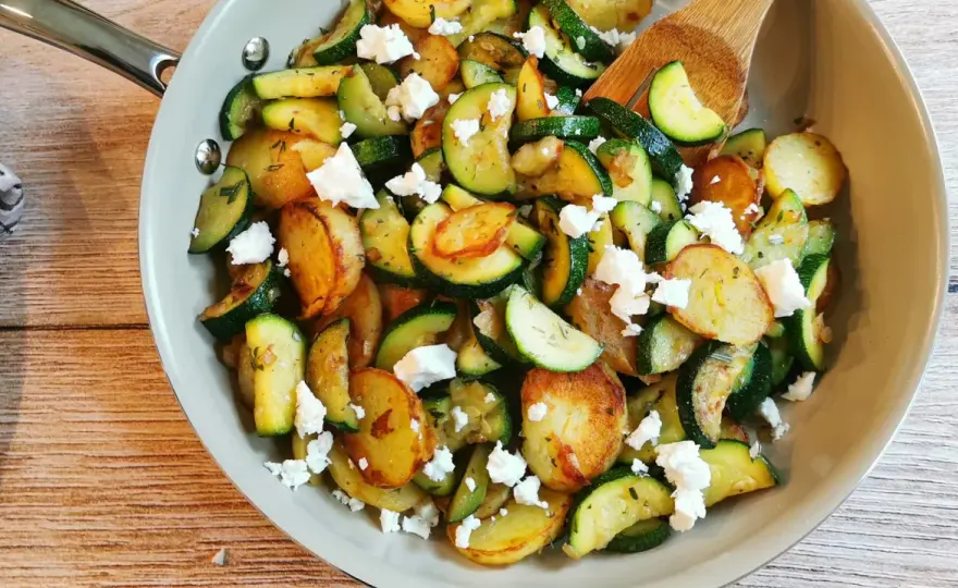 Zucchini-Pfanne richtig braten - So wird sie aromatisch statt matschig