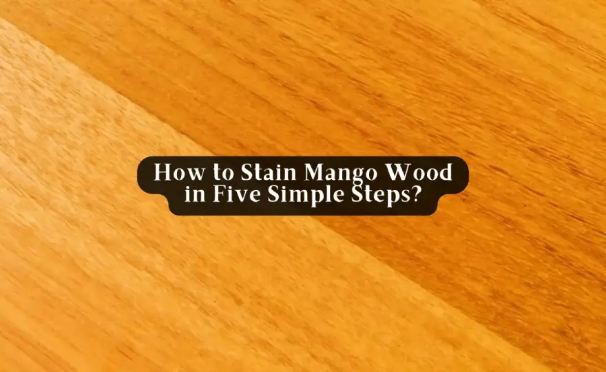 Staining Mango Wood - Get Even, Beautiful Results