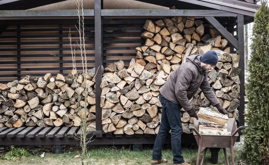 Brennholz richtig lagern - So trocknet dein Holz optimal!