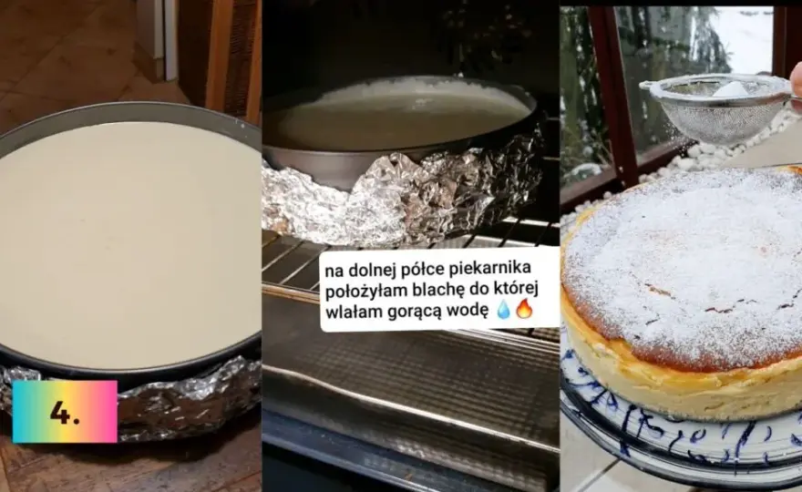 Ile piec sernik w 160 stopniach, aby uniknąć pękania i opadania