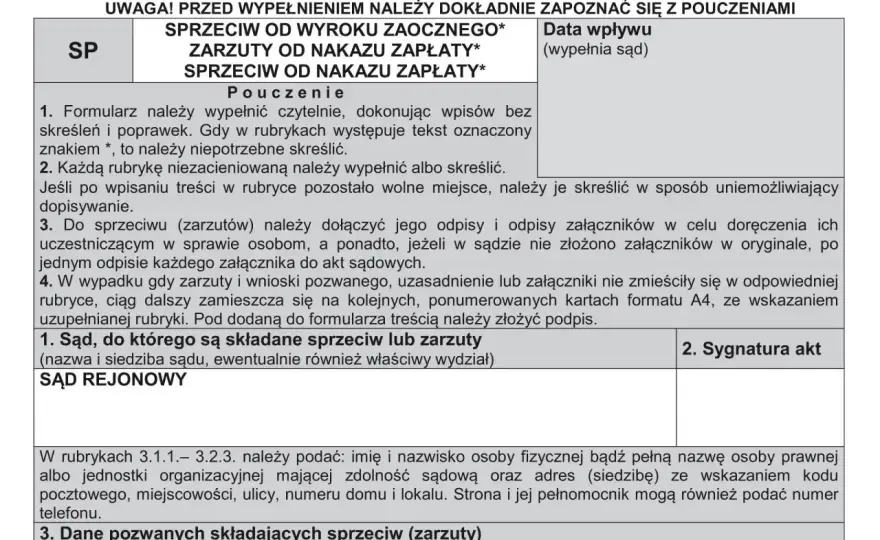 Wyrok nakazowy - czy musisz reagować? 7 dni na sprzeciw!