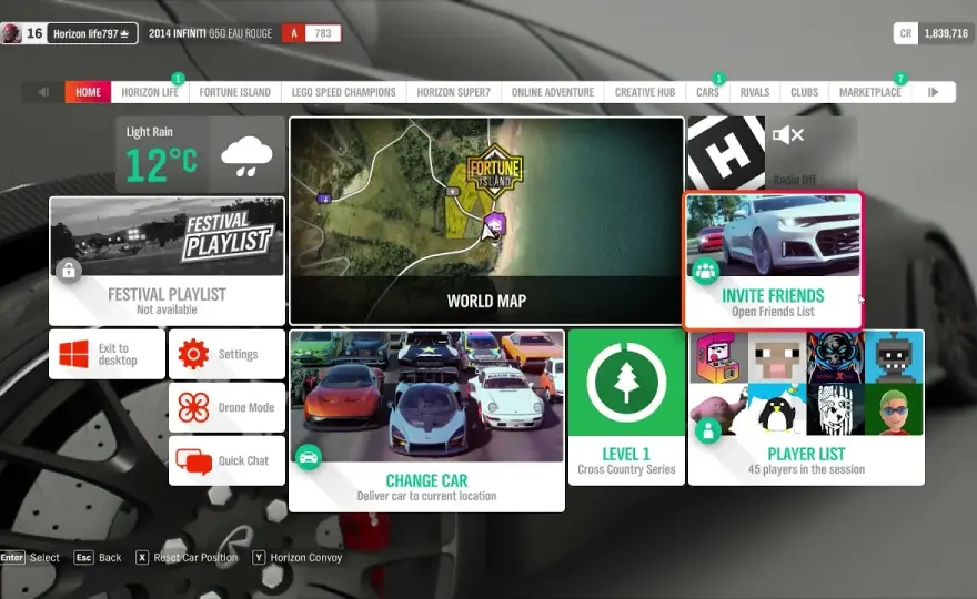 Jak zrobić konwój w Forza Horizon 4 i bawić się z przyjaciółmi