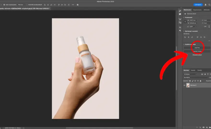 Jak usunąć tło w Photoshopie? Prosty przewodnik krok po kroku