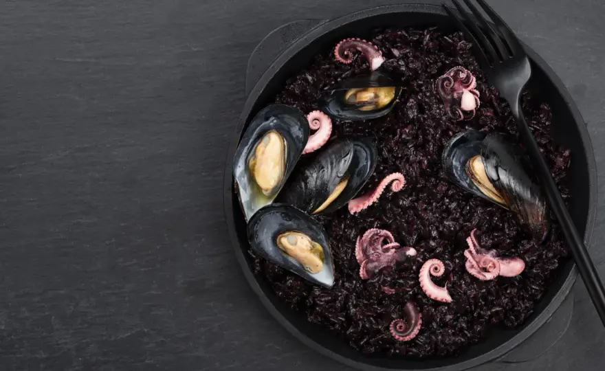 Arroz negro seco y sabroso - claves para hacerlo bien