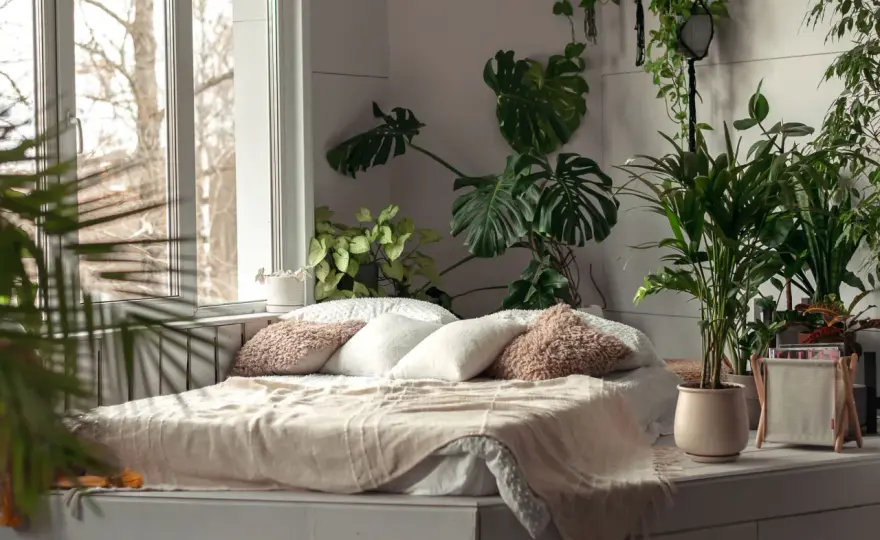 Une monstera dans une chambre - les bons gestes