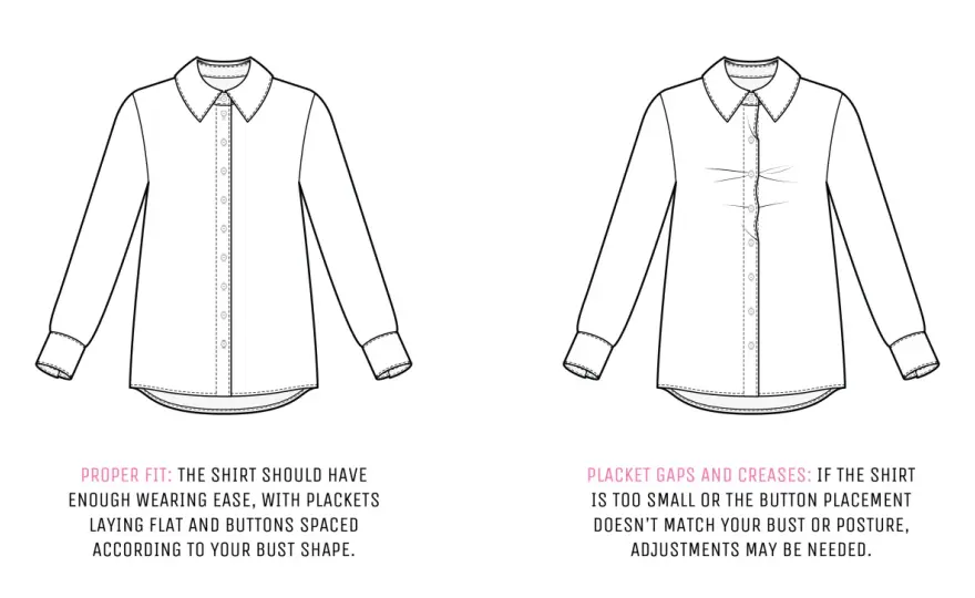 Sewing Perfect Button Plackets - No More Gaping!