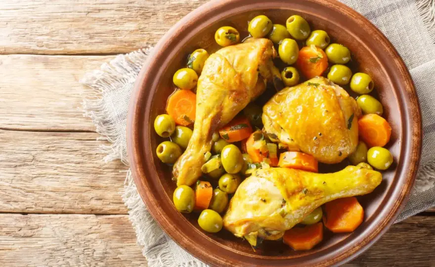 Vin et tajine poulet citron - L'accord parfait enfin révélé